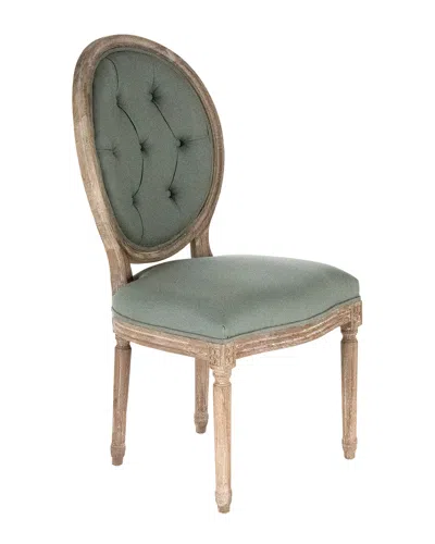 ZENTIQUE ZENTIQUE MEDALLION SIDE CHAIR