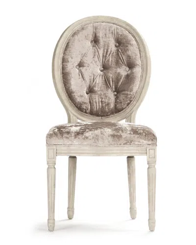 Zentique Medallion Side Chair In Neutral
