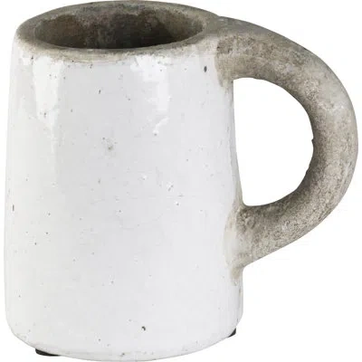 Zentique Medium Pitcher In White