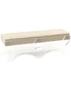 Zentique Melodie Bench In Brown