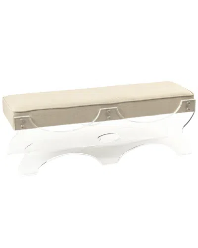 Zentique Melodie Bench In Brown