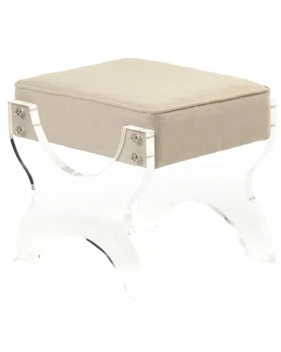 Zentique Melodie Stool In Transparent