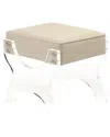 Zentique Melodie Stool In Transparent