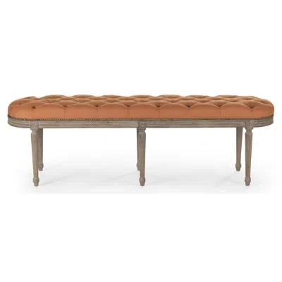 Zentique Michel Bench In Orange