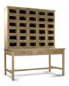Zentique Mog Cabinet & Table In Brown