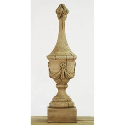 Zentique Natural 24.5" Wood Jar