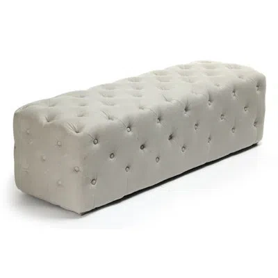 Zentique Oliver Bench In Off-white