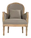 Zentique Pascal Club Chair In Brown