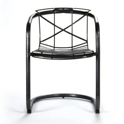 Zentique Patio Dining Chair In Black