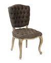 Zentique Piaf Side Chair In Brown