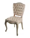 Zentique Tufted Side Chair In Multi