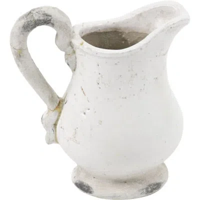 Zentique Pitcher In White