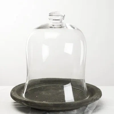 Zentique Pottery Cheese Board & Platter In Gray