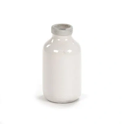 Zentique Pottery Storage Jar In White