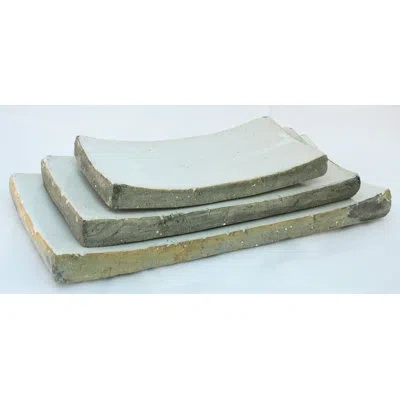 Zentique Rectangle Decorative Plate In Gray