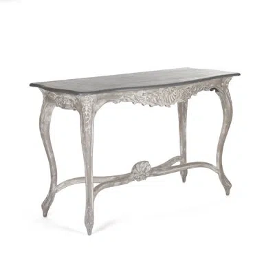 Zentique Reuben Console Table In Gray