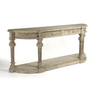 Zentique Rockford Console Table In Brown