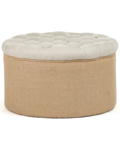 ZENTIQUE ZENTIQUE ROUND OTTOMAN