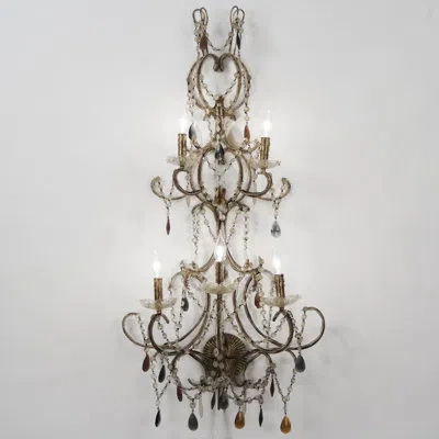 Zentique Sara 5-light Candle Wall Light In Rustique;rustic