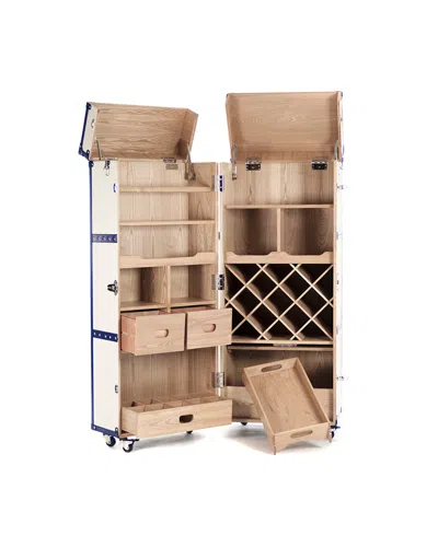 Zentique Sinclair Wine Cabinet In Brown