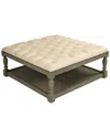 Zentique Square Tufted Ottoman