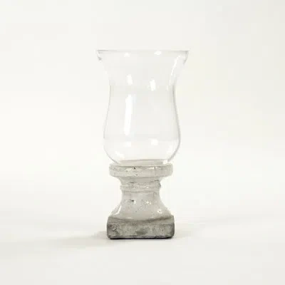 Zentique Tabletop Hurricane Holder In Off-white
