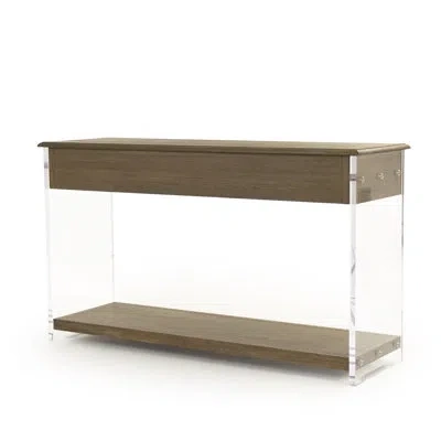 Zentique Talon Console Table In Brown