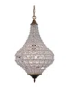 Zentique Teardrop Pendant Chandelier In Silver