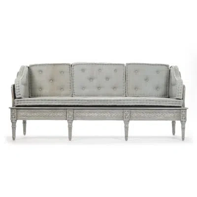 Zentique Tereza Upholstered Bench In Gray