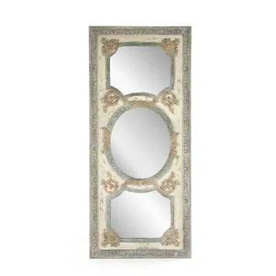 Zentique Theon Mirror Set In Brown
