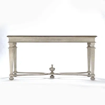 Zentique Tiffany Console Table In Black;gray