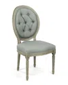 Zentique Tufted Medallion Side Chair