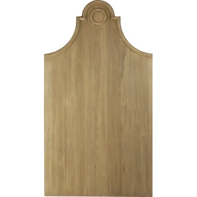 Zentique Twin Panel Headboard In Brown