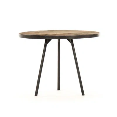 Zentique Vieux End Table In Brown;gray