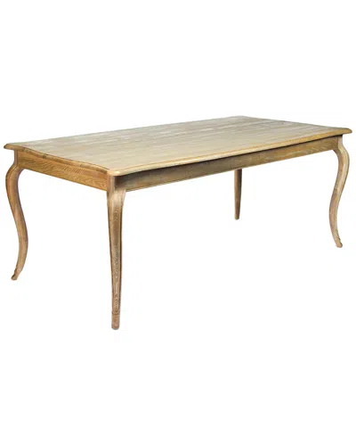 ZENTIQUE ZENTIQUE VINEYARD OAK DINING TABLE
