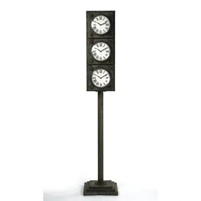 Zentique Wall Clock In Antique Gray