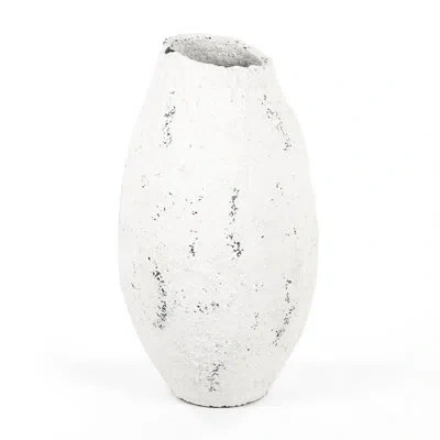Zentique White 24" Floor Vase