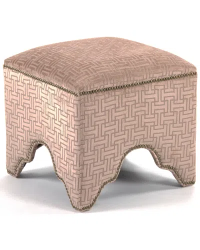 Zentique Willem Cubic Stool In Pink