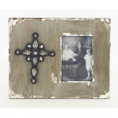 Zentique Wood Picture Frame In Gray