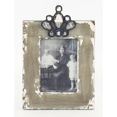 Zentique Wood Picture Frame In Gray