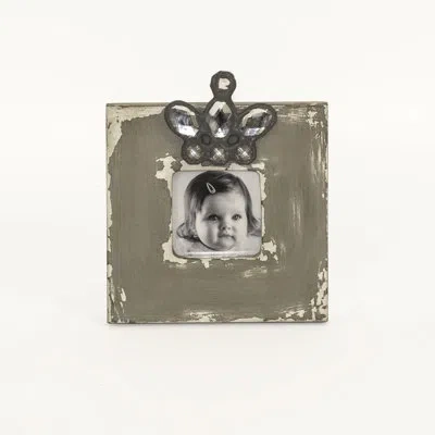 Zentique Wood Picture Frame In Gray