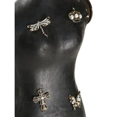 Zentique Wooden Ornament In Black