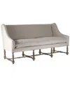 Zentique Worden Bench In Gray