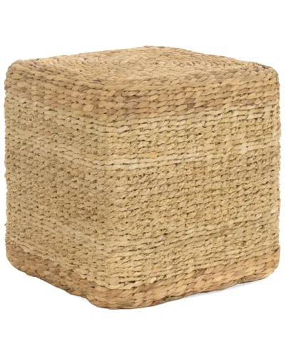 ZENTIQUE ZENTIQUE WOVEN CUBE OTTOMAN