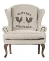 Zentique Zacharie Club Chair In Gray