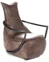 Zentique Zak Leisure Chair In Brown