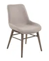 Zentique Zola Side Chair In Brown