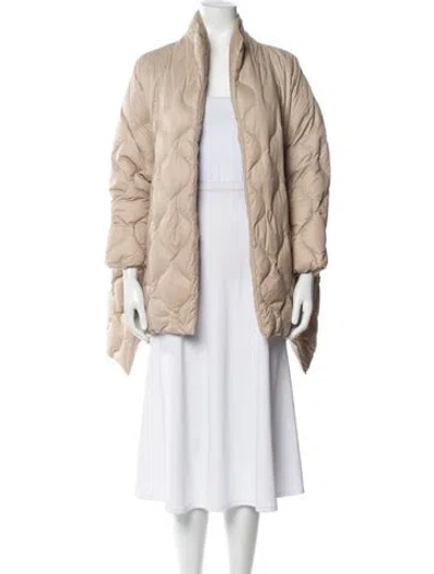 Pre-owned Zentner Down Down Coat In Neutral