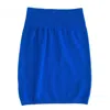 Zenzee Women's Blue Cashmere Mini Skirt - Cobalt In Blue