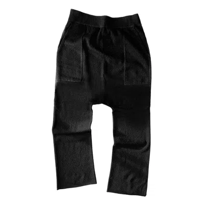 Zenzee Women's Cashmere Jogger Pants - Black